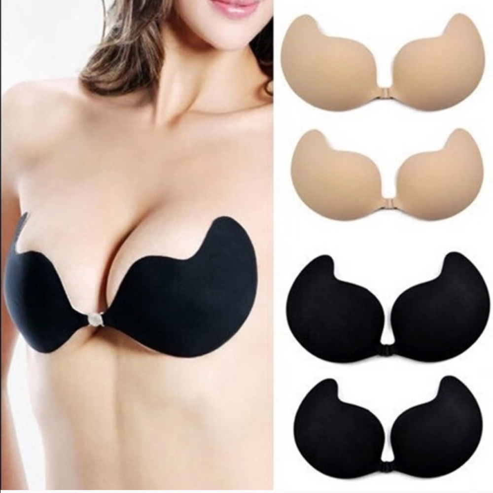 Self adhesive invisible bra